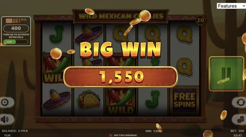 Wild Mexican Chillies - ชนะรางวัลใหญ่ใน Free Spins